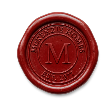 McKenzie Homes wax seal, established 1977